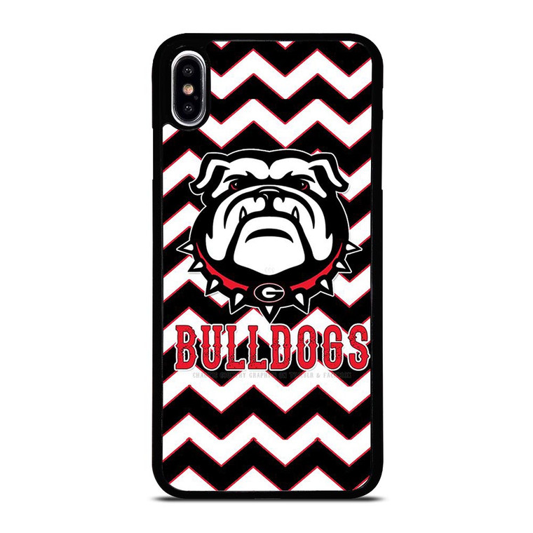 UGA GEORGIA BULLDOGS STRIPE LOGO iPhone XS Max Case