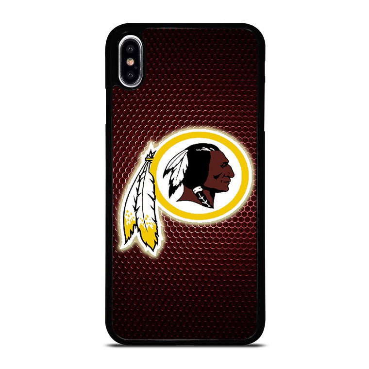 WAHINGTON REDSKINS METAL LOGO iPhone XS Max Case
