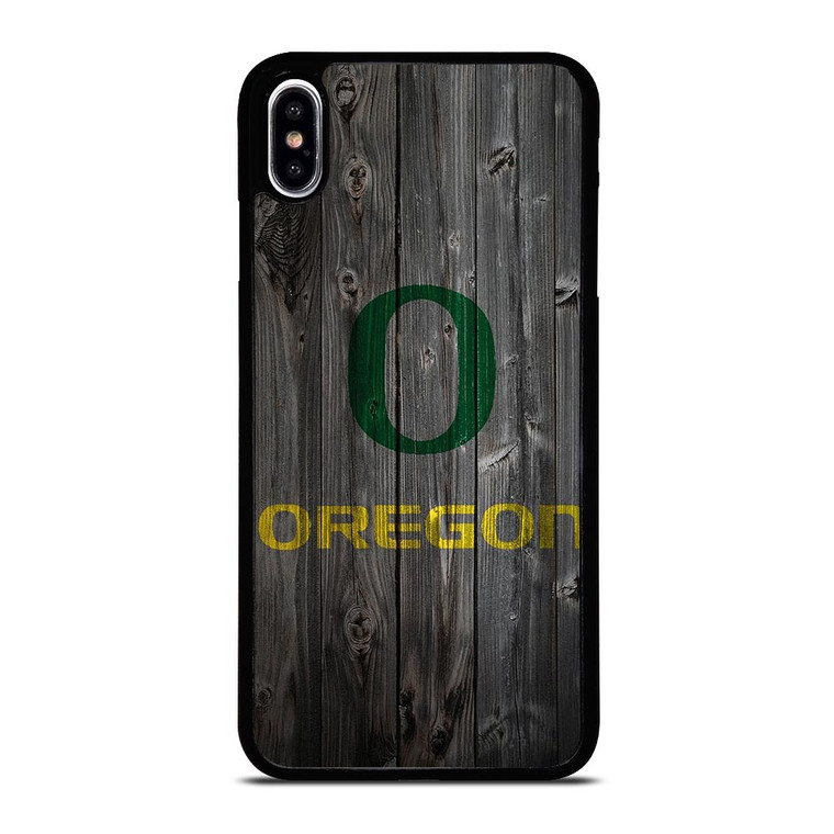 WOODEN LOGO OREGON DUCKS iPhone XS Max Case