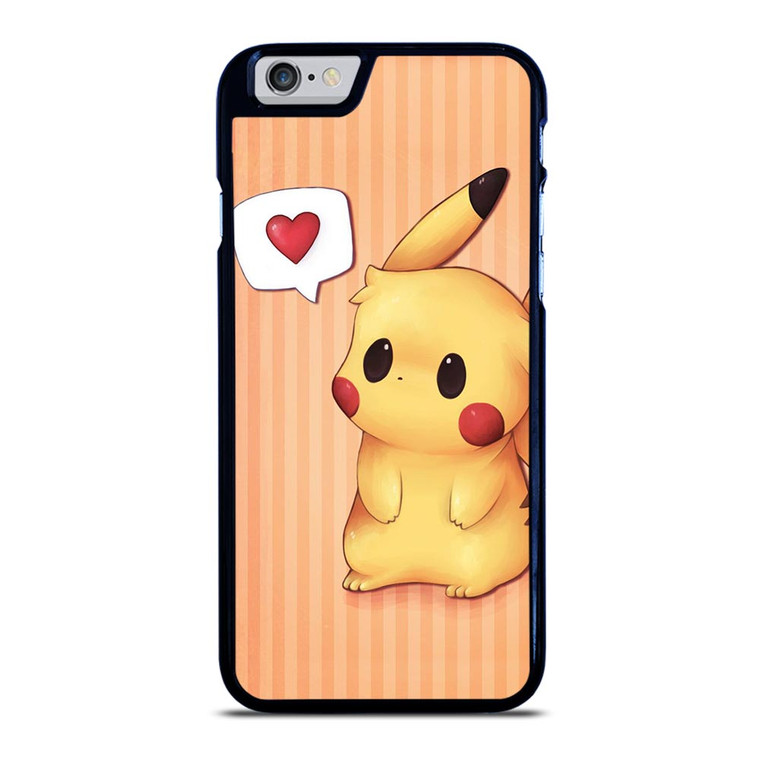 PIKACHU POKEMON LOVE SIGN iPhone 6 / 6S Case