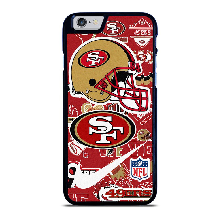 SAN FRANCISCO 49ERS NFL STICKER BOMB iPhone 6 / 6S Case SAN FRANCISCO 49ERS NFL STICKER BOMB iPhone 6 / 6S Case