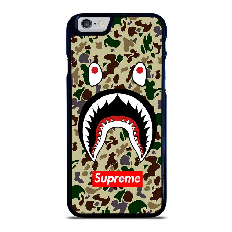 SHARK CAMO BATHING APE SUPREME iPhone 6 / 6S Case