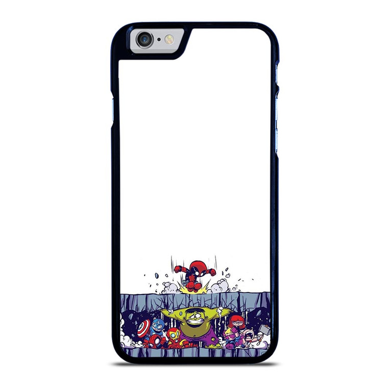 SPIDERMAN VS ALL MARVEL HEROES KAWAII iPhone 6 / 6S Case SPIDERMAN VS ALL MARVEL HEROES KAWAII iPhone 6 / 6S Case
