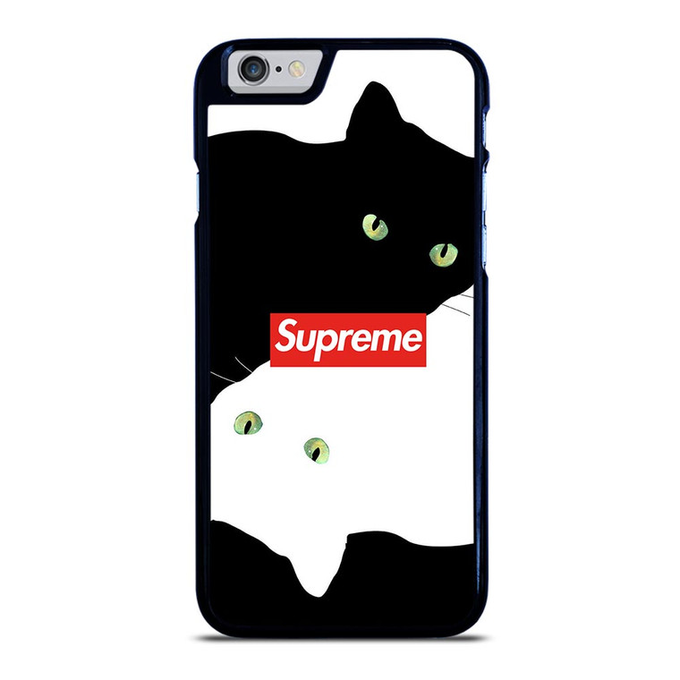 SUPREME BLACK WHITE CAT iPhone 6 / 6S Case SUPREME BLACK WHITE CAT iPhone 6 / 6S Case