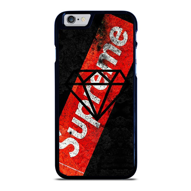 SUPREME X DIAMOND SUPPLY CO BLACK iPhone 6 / 6S Case