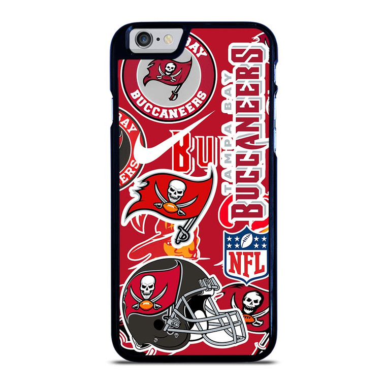 TAMPA BAY BUCCANEERS NFL STICKER BOMB iPhone 6 / 6S Case