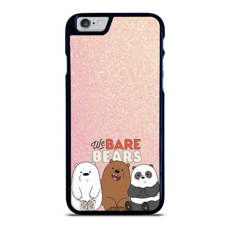 WE BARE BEARS PINK GILTTER iPhone 6 / 6S Case