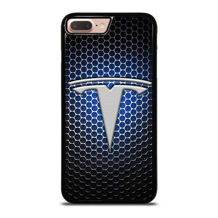 TESLA LOGO BLUE LIGHT iPhone 8 Plus Case