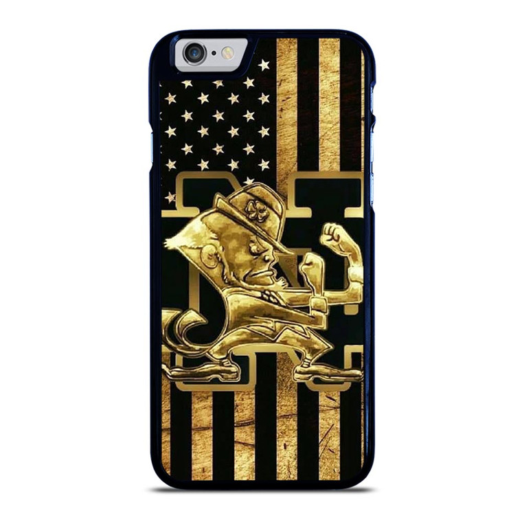 NOTRE DAME FOOTBALL USA FLAG iPhone 6 / 6S Plus Case