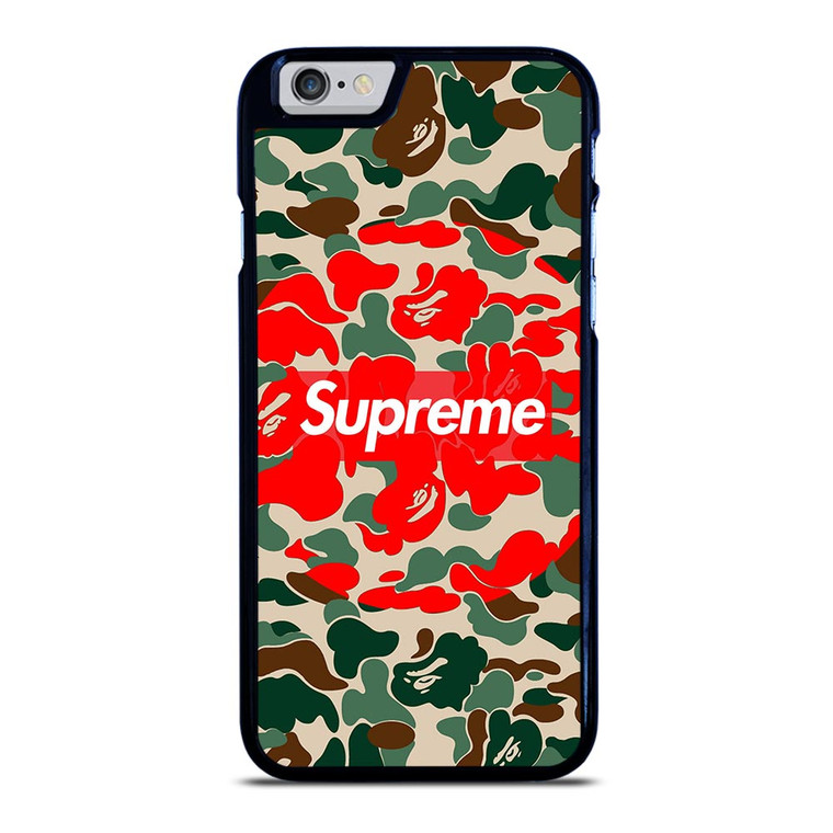 SUPREME BAPE CAMO iPhone 6 / 6S Plus Case