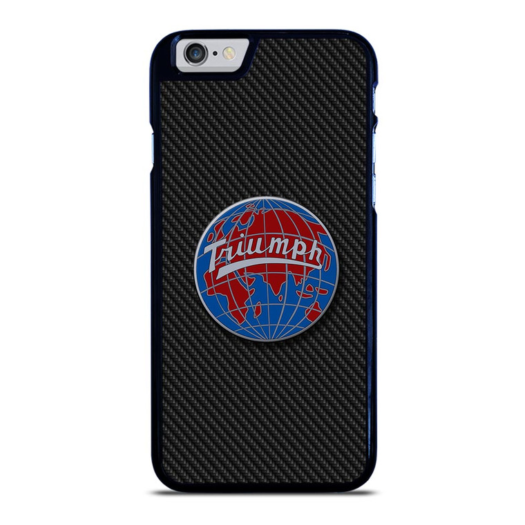 TRIUMPH WORLDWIDE LOGO CARBON iPhone 6 / 6S Plus Case