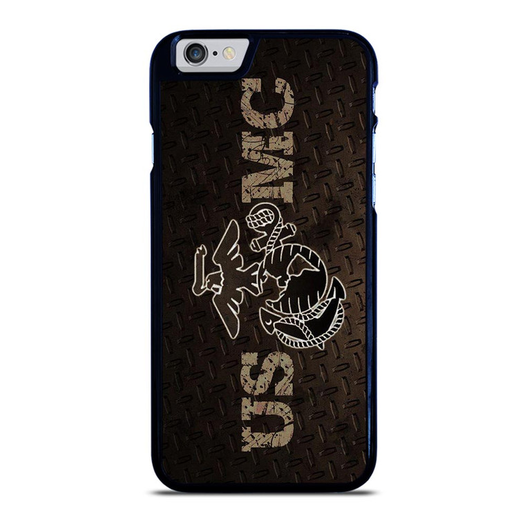 UNITED STATED MARINE CORPS METAL LOGO iPhone 6 / 6S Plus Case