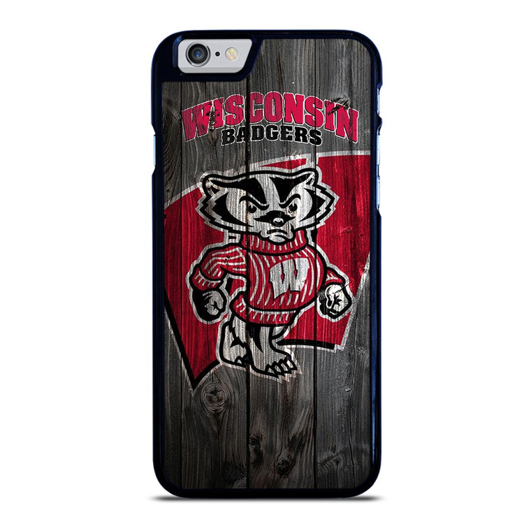 WISCONSIN BADGER WOODEN LOGO iPhone 6 / 6S Plus Case