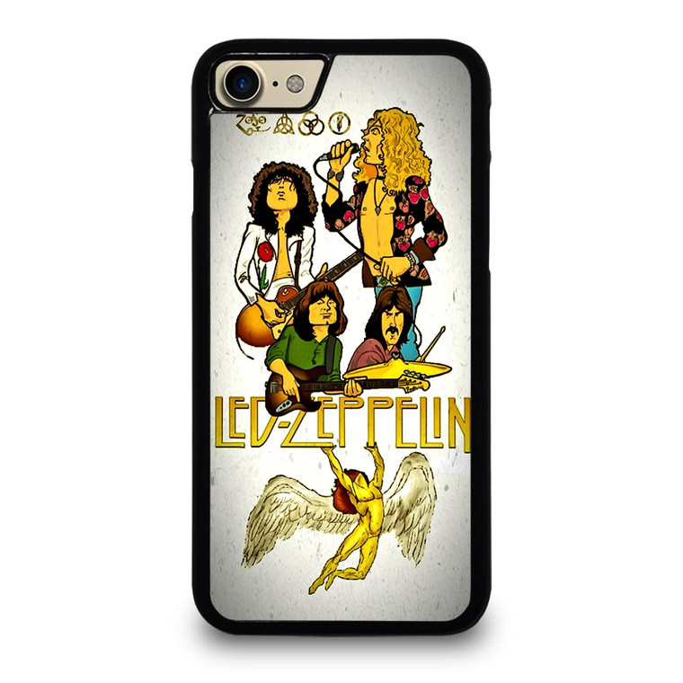 LED ZEPPELIN ROCK BAND ART iPhone 7 Case