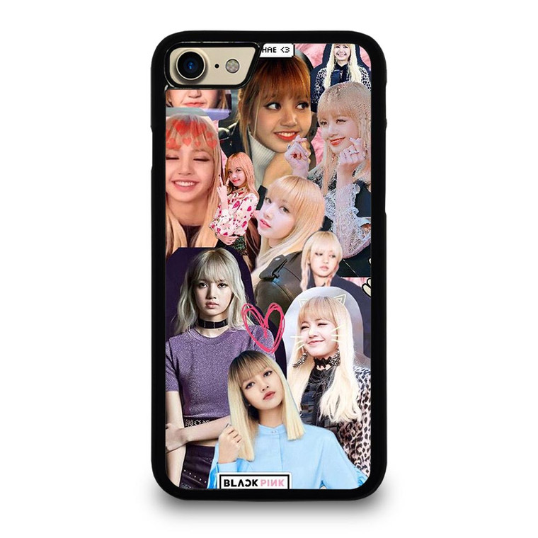 LISA BLACK PINK COLLAGE iPhone 7 Case