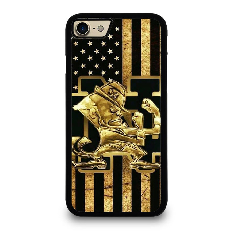 NOTRE DAME FOOTBALL USA FLAG iPhone 7 Case