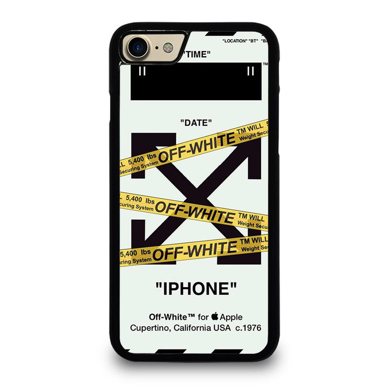 OFF WHITE YELLOW STRIPES iPhone 7 Case