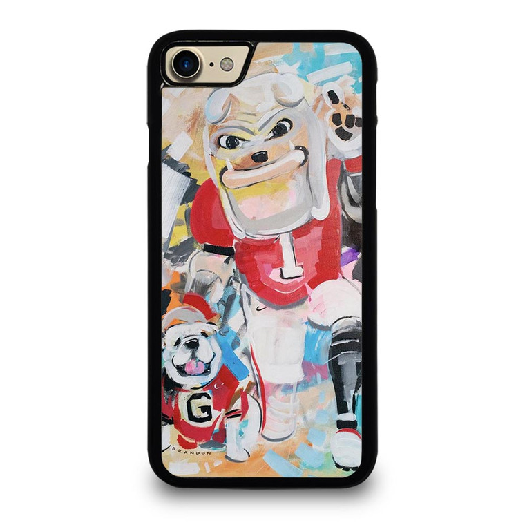 UNIVERSITY OF GEORGIA BULLDOGS UGA ART iPhone 7 Case