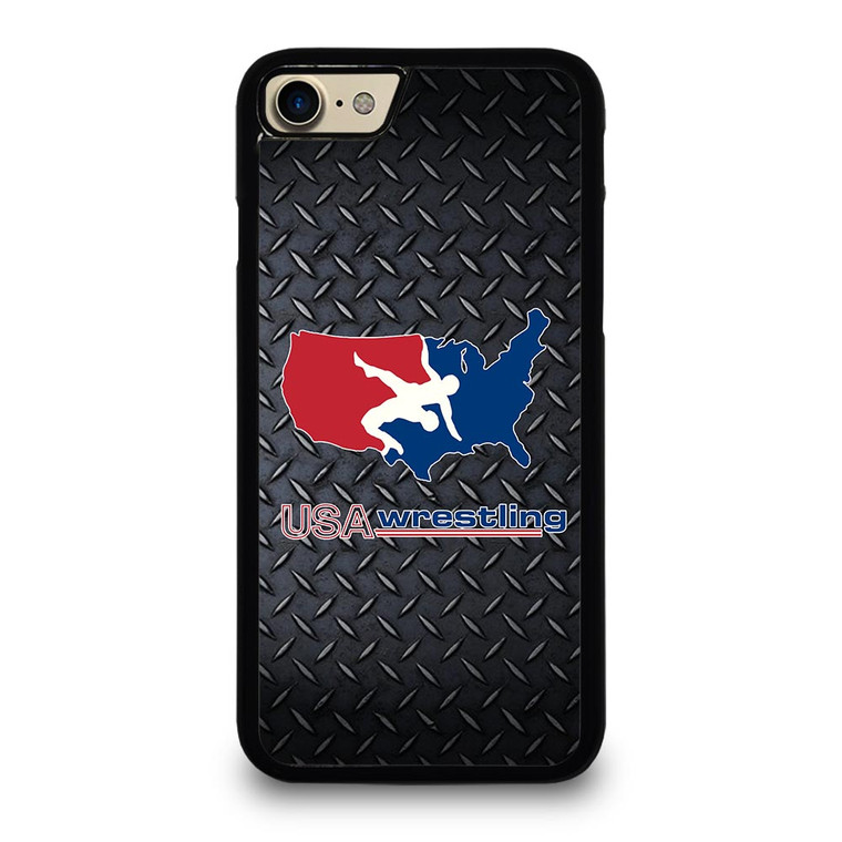 USA WRESTLING METAL LOGO iPhone 7 Case