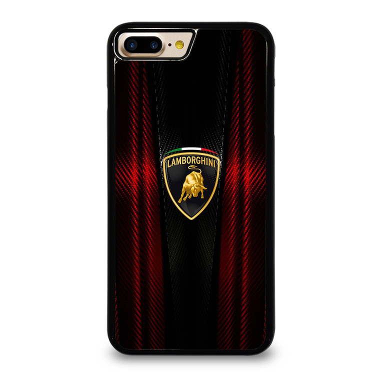 LAMBORGHINI RED CARBON iPhone 7 Plus Case