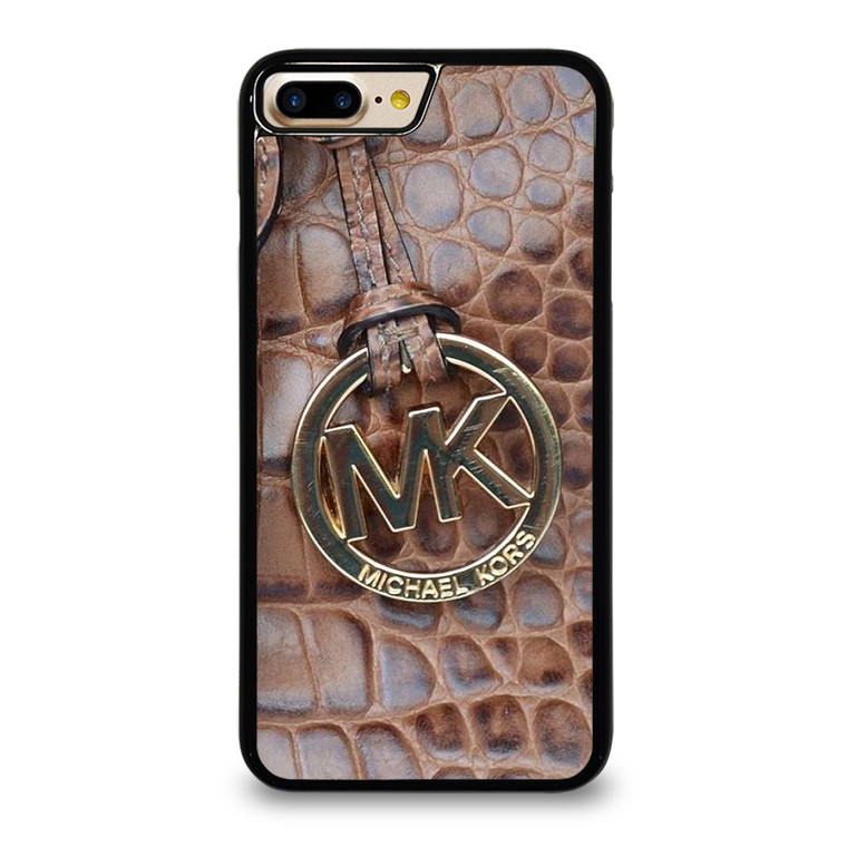 MICHAEL KORS BROWN LEATHER iPhone 7 Plus Case