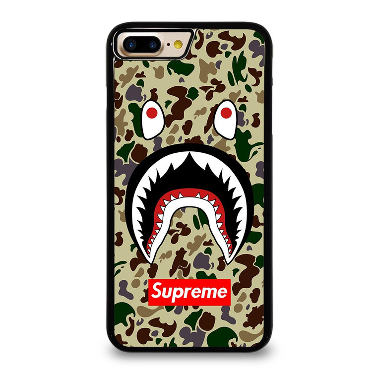 SHARK CAMO BATHING APE SUPREME iPhone 7 Plus Case
