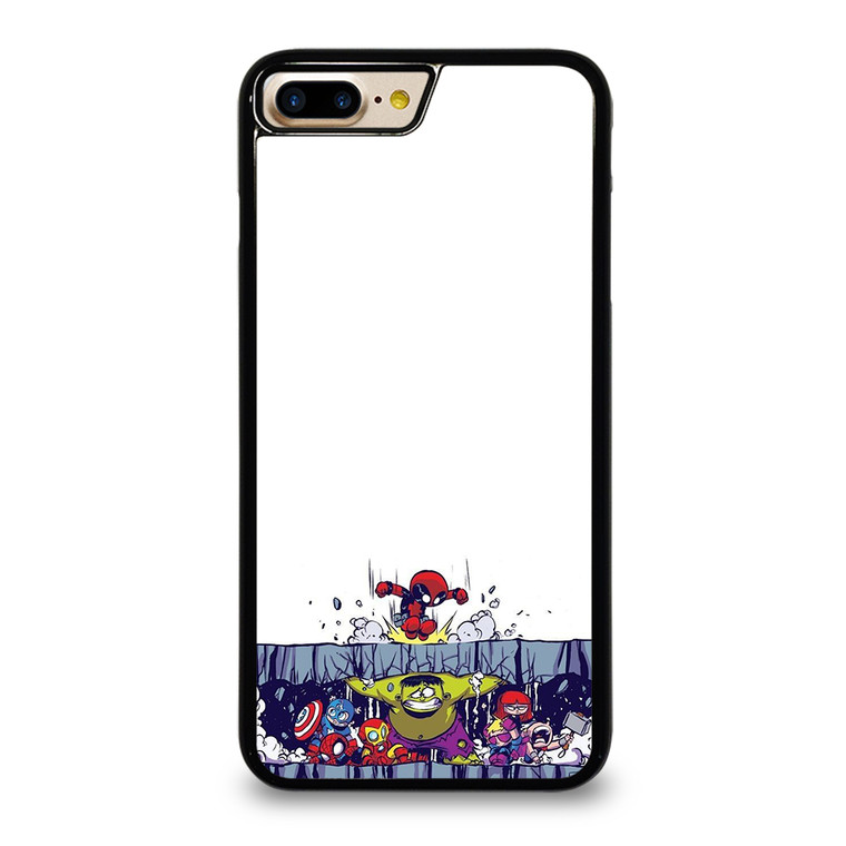SPIDERMAN VS ALL MARVEL HEROES KAWAII iPhone 7 Plus Case