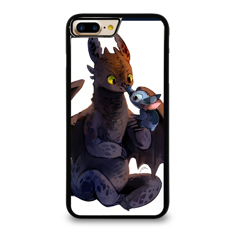 TOOTHLESS AND STITCH CARTOON 2 iPhone 7 Plus Case