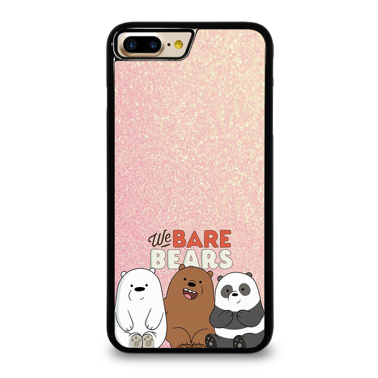 WE BARE BEARS PINK GILTTER iPhone 7 Plus Case
