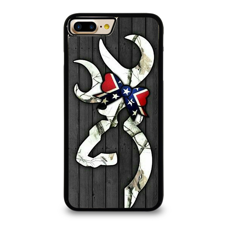 WOODEN CAMO BROWNING LOGO iPhone 7 Plus Case
