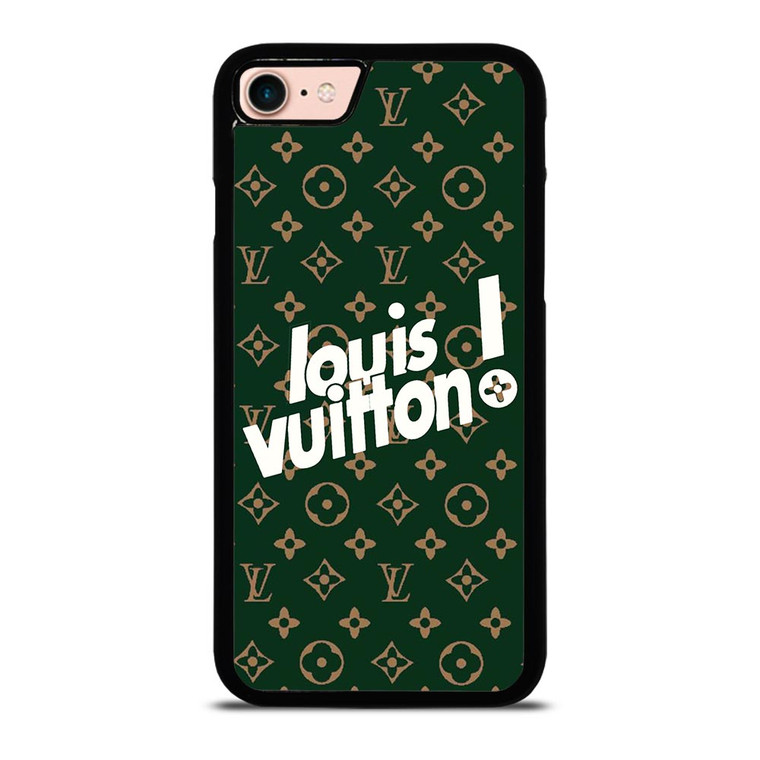LOUIS VUITTON GREEN LOGO iPhone 8 Case