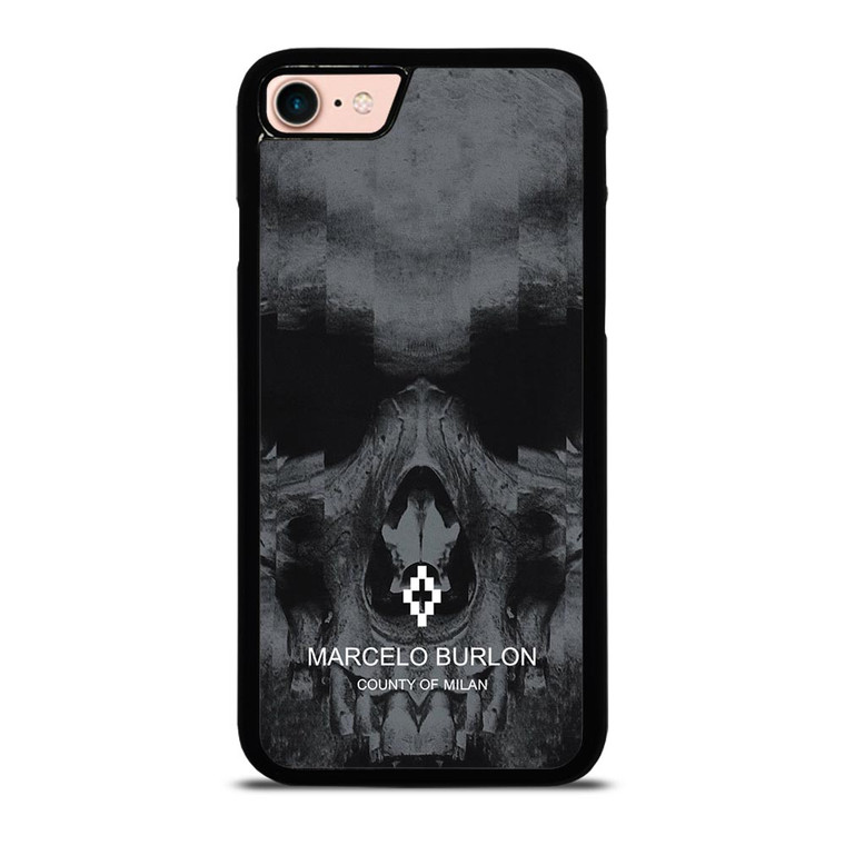 MARCELO BURLON SKULL LOGO iPhone 8 Case
