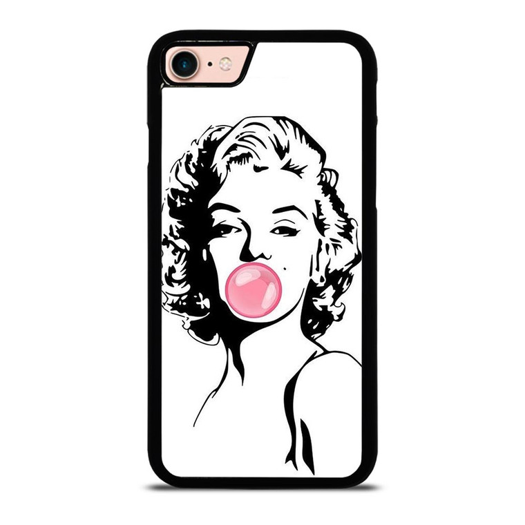 MARILYN MOENROE BUBLE GUM iPhone 8 Case