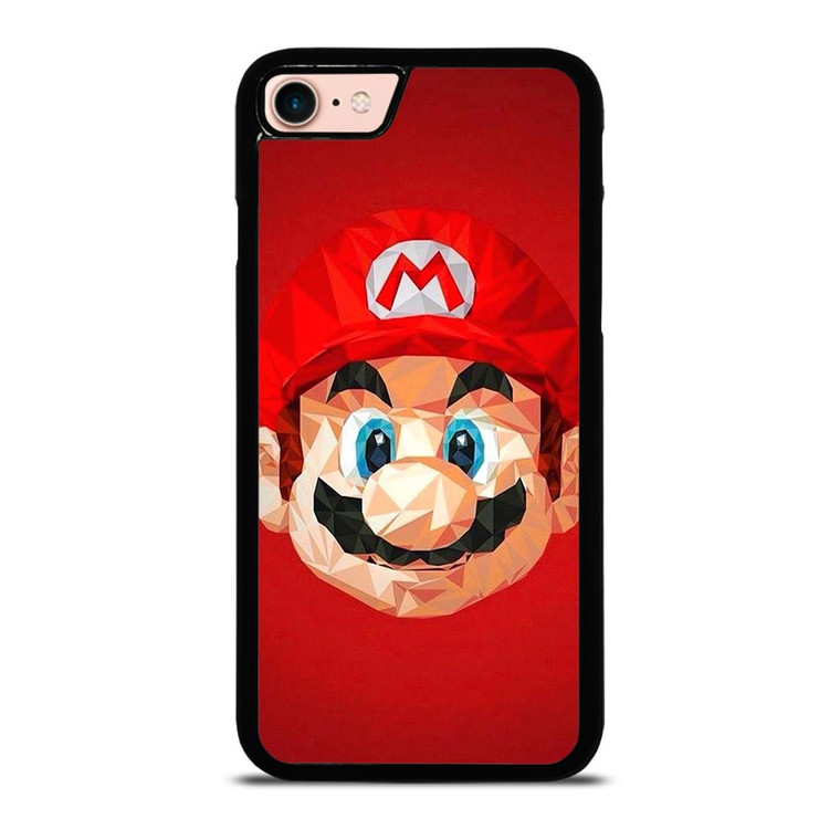 MARIO BROS CLIPART HEAD iPhone 8 Case