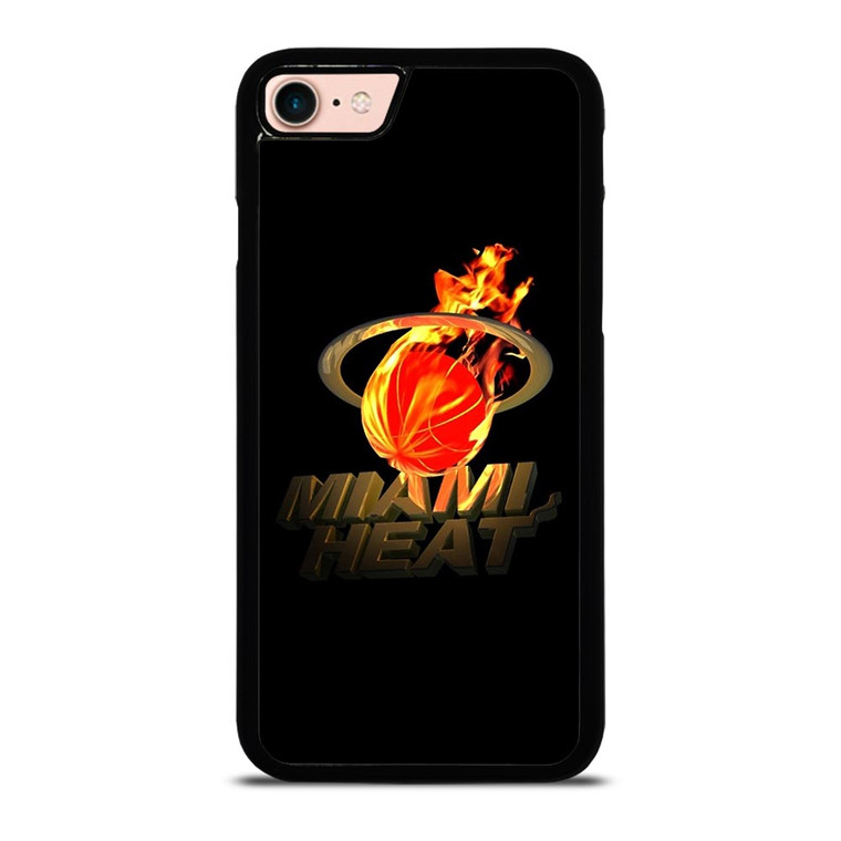 MIAMI HEAT LOGO ART iPhone 8 Case