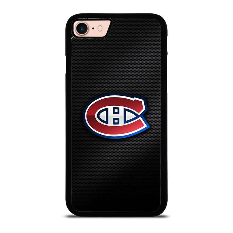 MONTREAL CANADIENS CARBON LOGO iPhone 8 Case