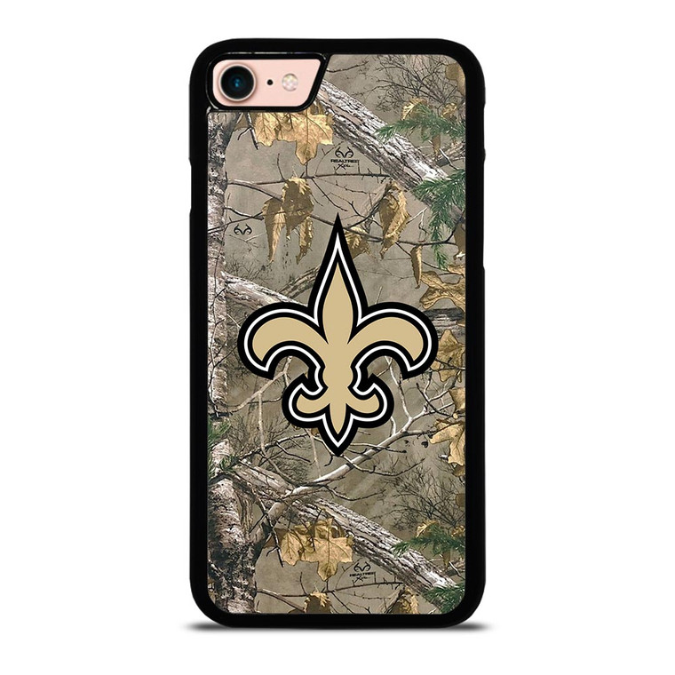 NEW ORLEANS SAINTS CAMO LOGO iPhone 8 Case