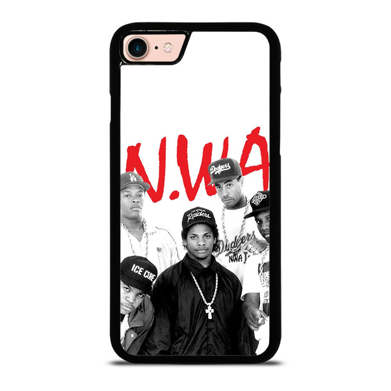 NWA NIGGAZ WIT ATTITUDES HIP HOP GROUP iPhone 8 Case