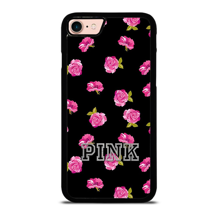 PINK VICTORIA SECRET ROSES iPhone 8 Case