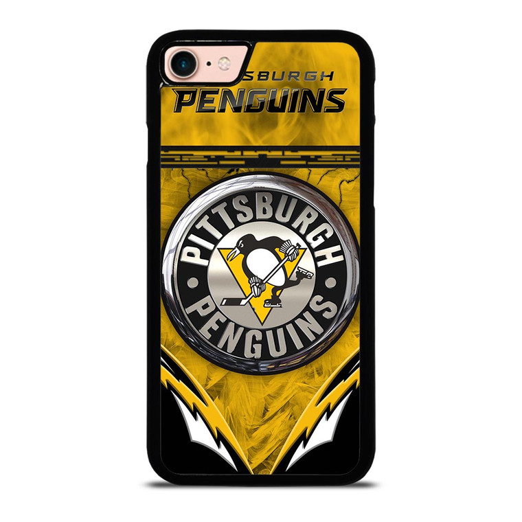 PITTSBURGH PENGUINS METAL NHL iPhone 8 Case