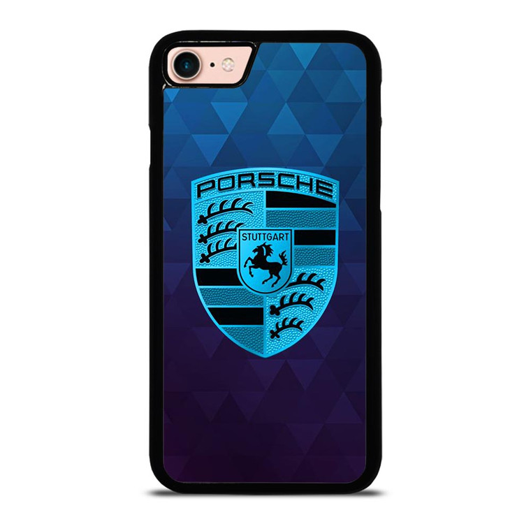 PORSCHE CAR BLUE LOGO iPhone 8 Case