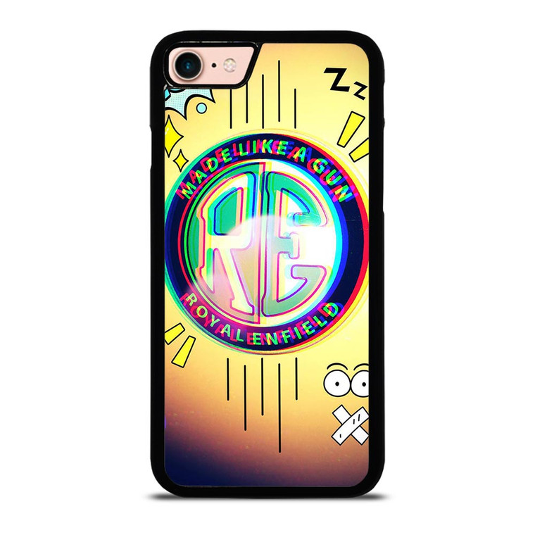 ROYAL ENFIELD MADE LIKE A GUN ARTWORK iPhone 8 Case
