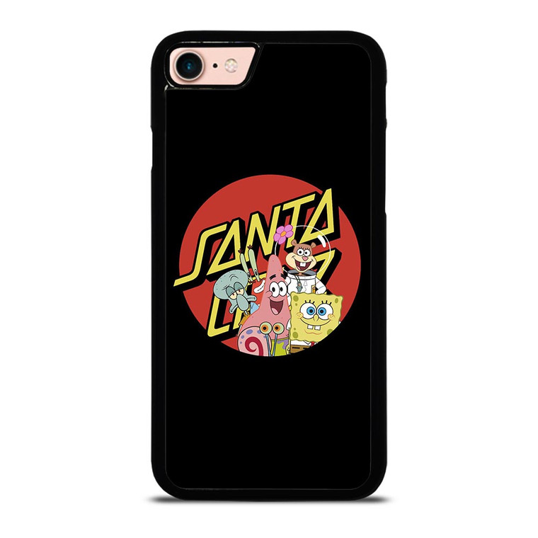 SANTA CRUZ SKATEBOARD X SPONGEBOB iPhone 8 Case