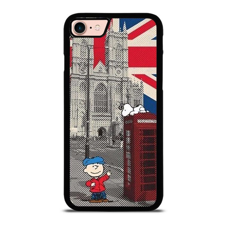 SNOOPY BOX TELEPHONE iPhone 8 Case