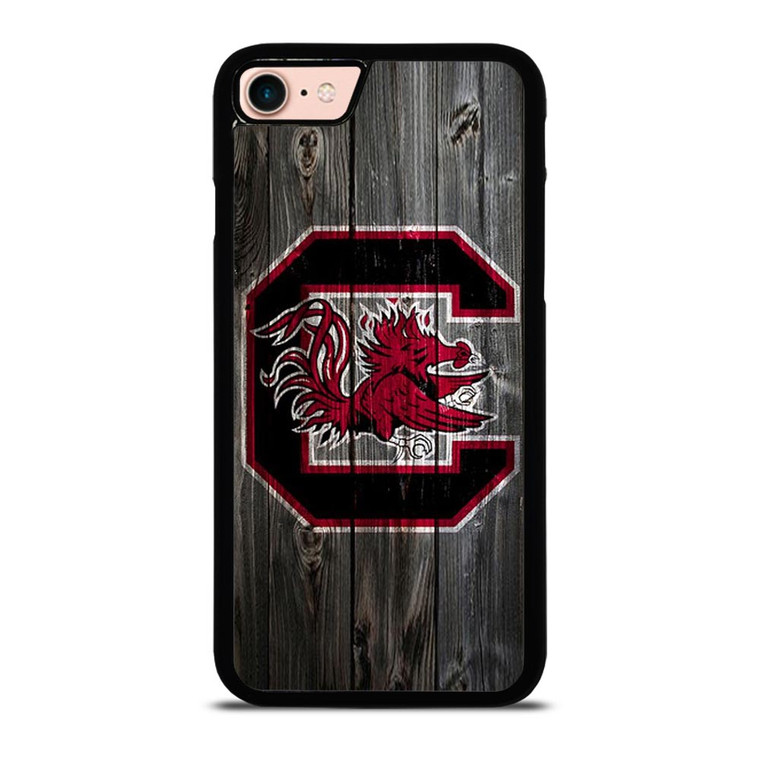 SOUTH CAROLINA GAMECOCKS WOODEN LOGO iPhone 8 Case
