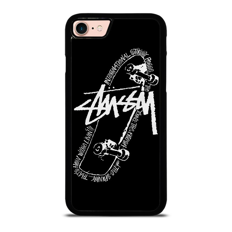 STUSSY SKATEBOARD ART iPhone 8 Case