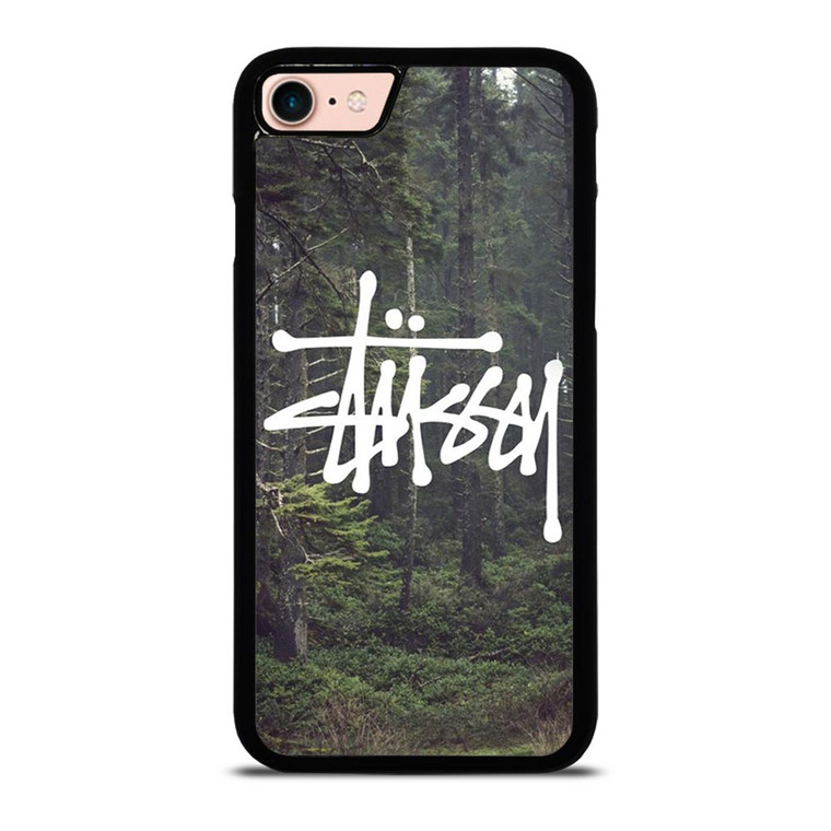 STUSSY SPOOKY FOREST LOGO iPhone 8 Case