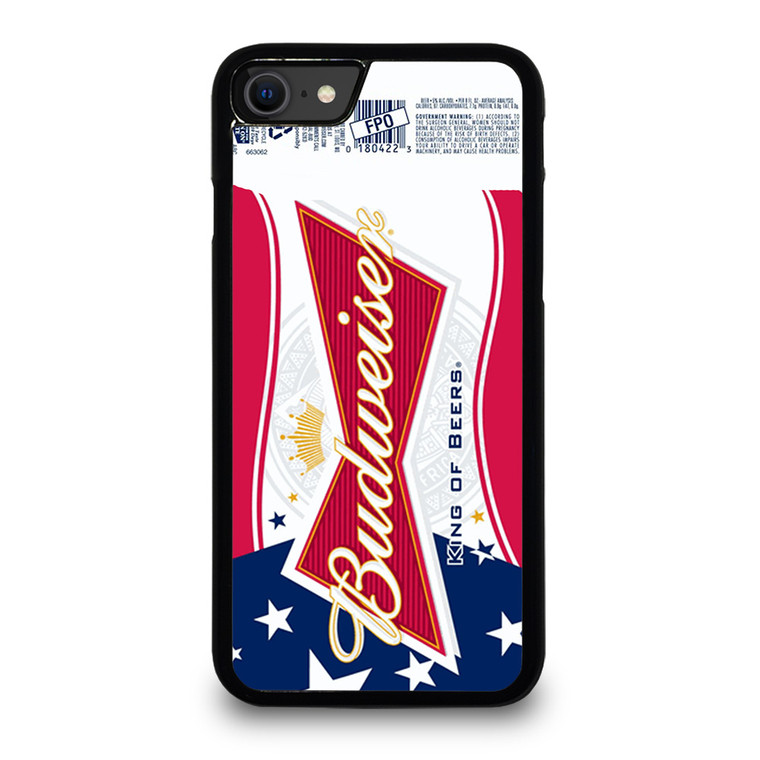BUDWEISER AMERICAN FLAG LOGO iPhone SE 2020 Case