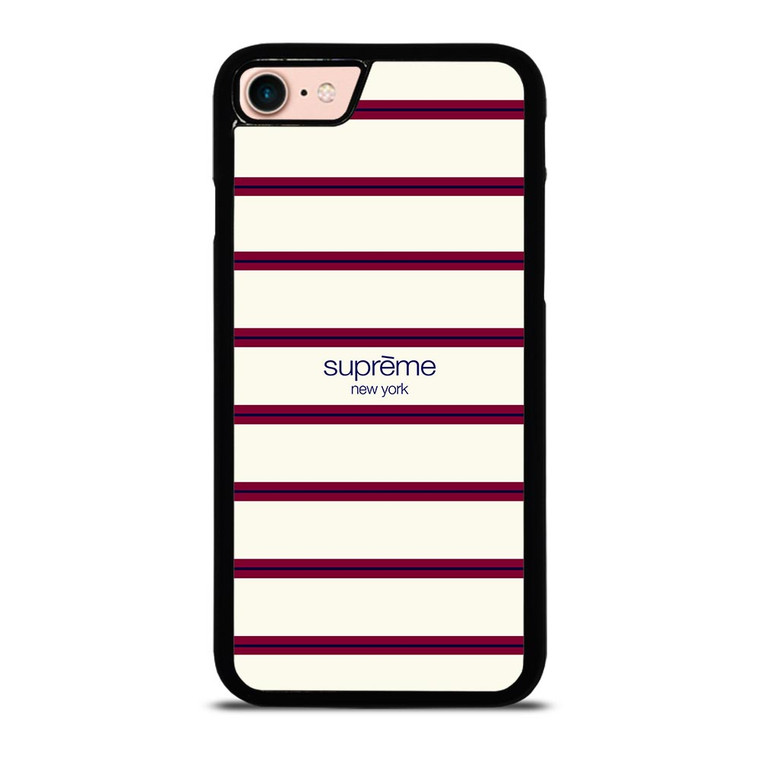 SUPREME NEW YORK RED STRIPE iPhone 8 Case