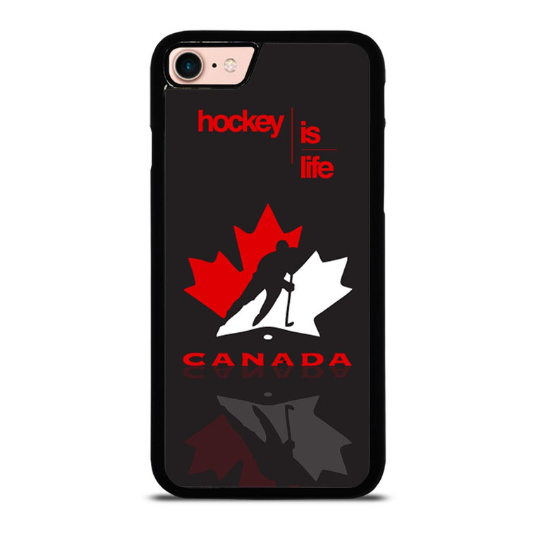 TEAM CANADA HOCKEY SYMBOL iPhone 8 Case